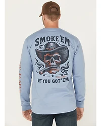 Cody James Men's FR Smoke Em Long Sleeve Graphic Work T-Shirt