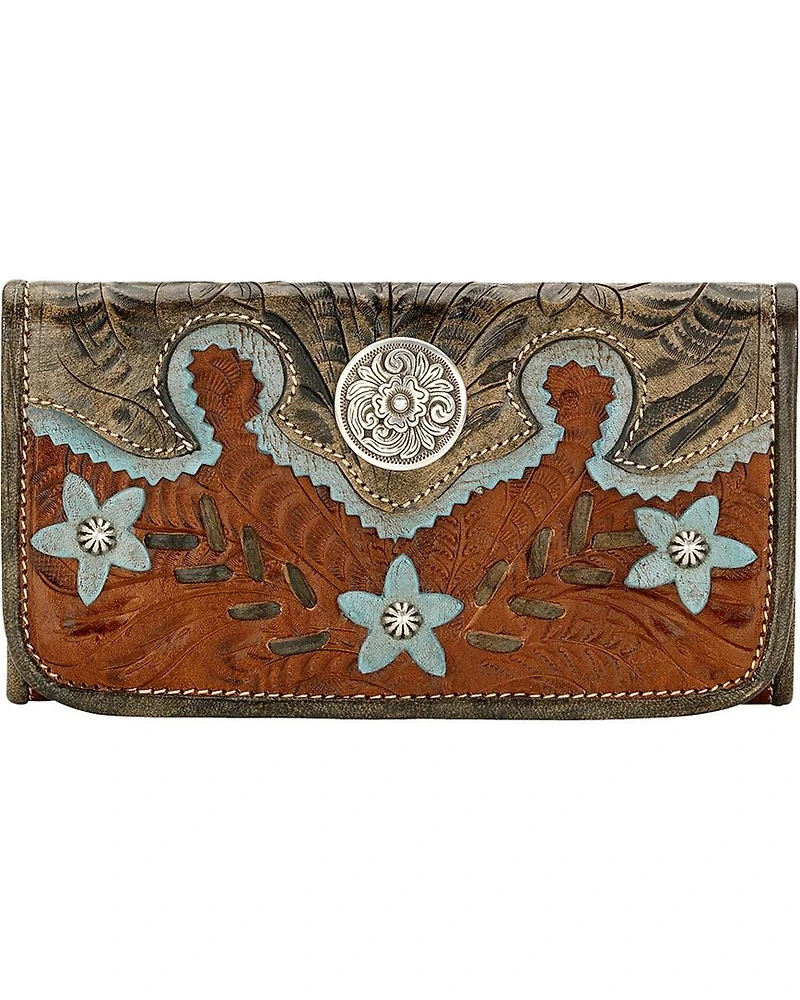 AW Desert Wildflower Tri-Fold Wallet