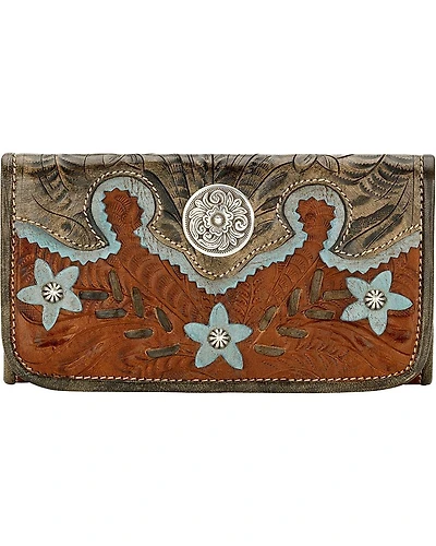 AW Desert Wildflower Tri-Fold Wallet