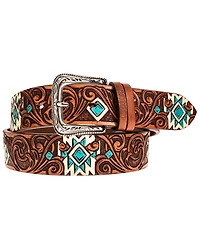 Hooey Women's Tooled Leather Belt
