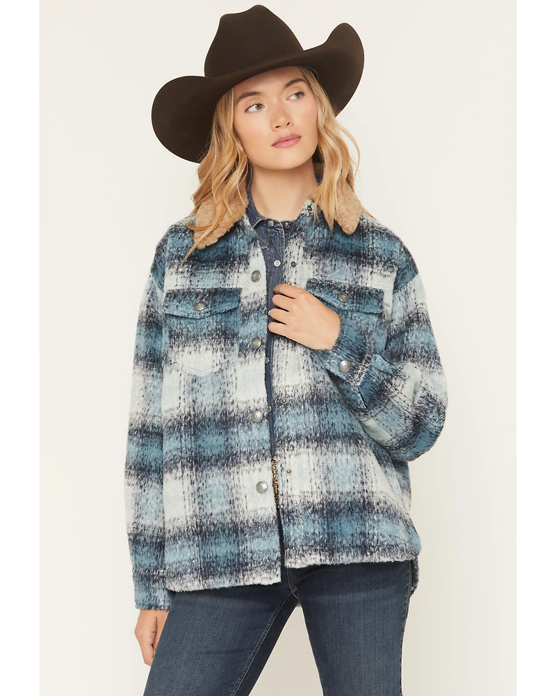 Shyanne Women's Sherpa Collar Shacket