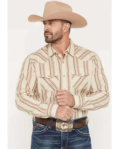 Ariat Men's Hines Retro Striped Long Sleeve Snap Western Shirt