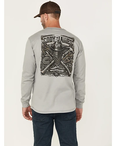 Cody James Men's FR Bandit Long Sleeve Graphic Work T-Shirt