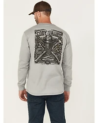 Cody James Men's FR Bandit Long Sleeve Graphic Work T-Shirt