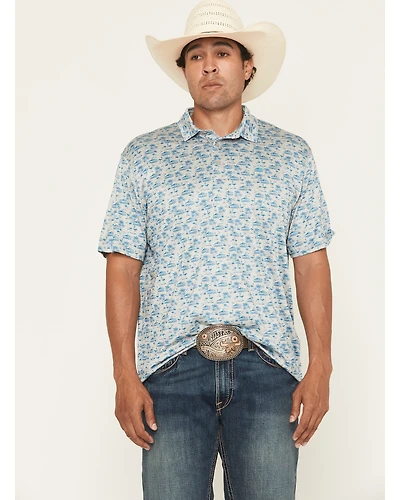 Ariat Men's Charger 2.0 Short Sleeve Button-Down Performance Polo