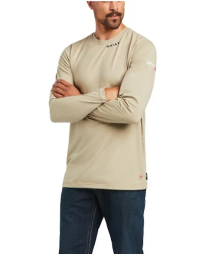 Ariat Men's FR Base Layer Long Sleeve Work T-Shirt - Big