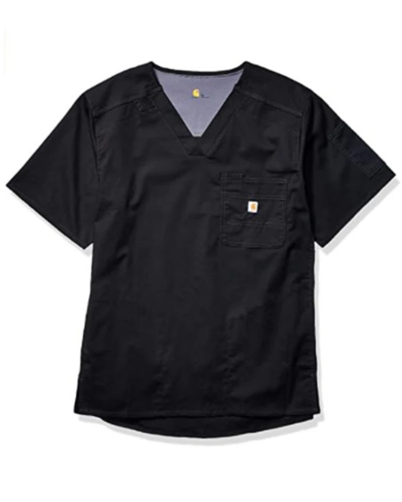 Carhartt Men's Solid Ripstop Scrub Utility Short Sleeve Work Shirt