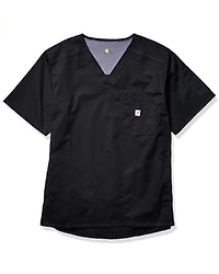 Carhartt Men's Solid Ripstop Scrub Utility Short Sleeve Work Shirt