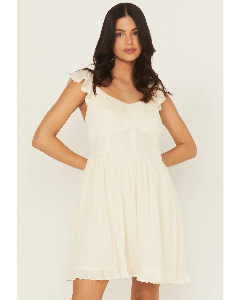 Shyanne Women's Tie-Back Mini Dress