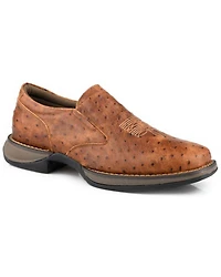 Roper Men's Wilder Ostrich Print Casual Shoes