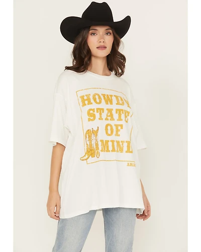 Ariat Women's Howdy Mind Short Sleeve Graphic Tee