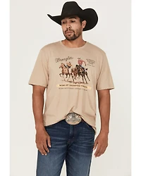 Wrangler Men's Cowboys Short Sleeve Graphic T-Shirt
