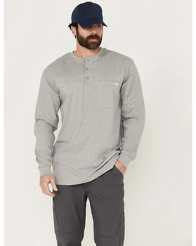 Rasco Men's FR Preshrunk Henley T-Shirt