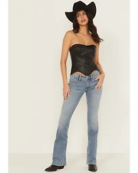 Shyanne Women's Aurora Low Rise Bootcut Stretch Denim Jeans