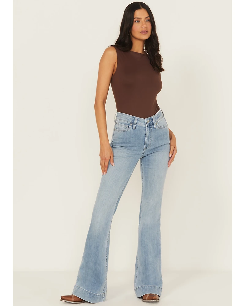 Shyanne Women's Joni High Rise Trouser Super Stretch Denim Jeans