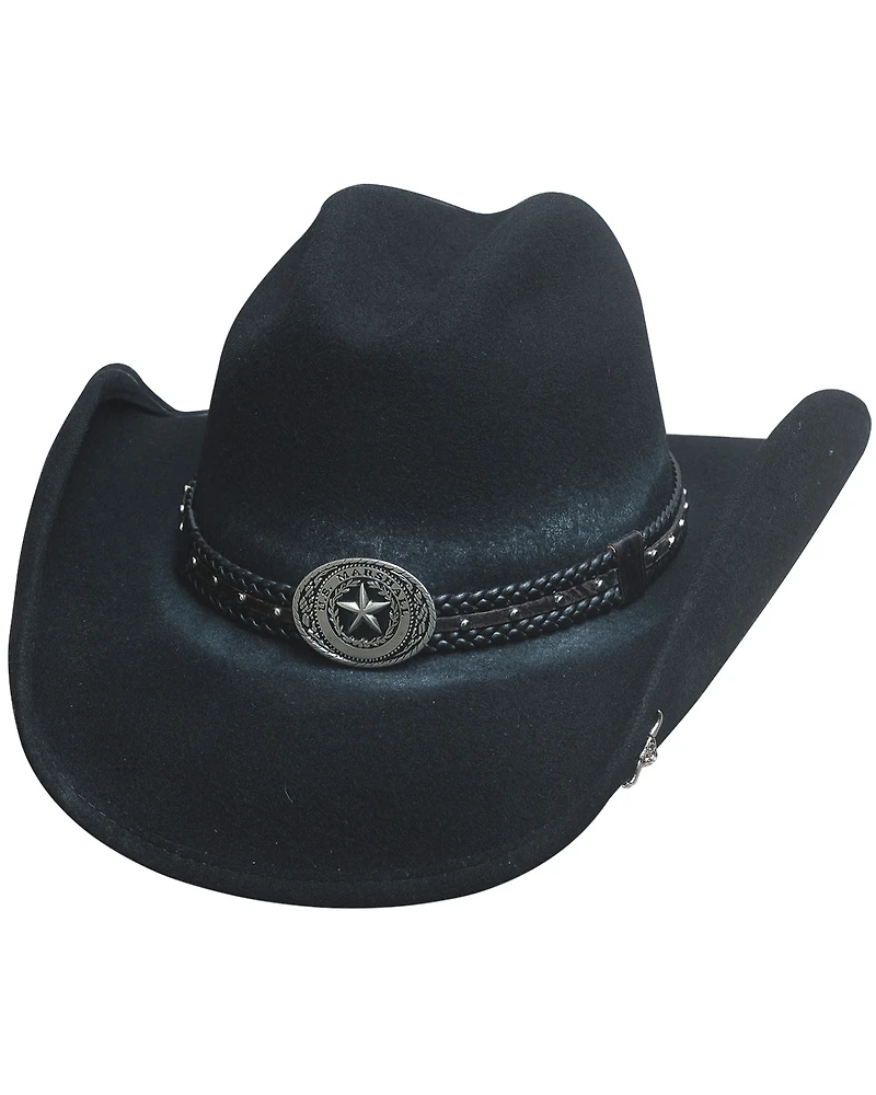 Bullhide Hats Men's Cowboy Collection Stray Bullet Wool Felt Western Hat