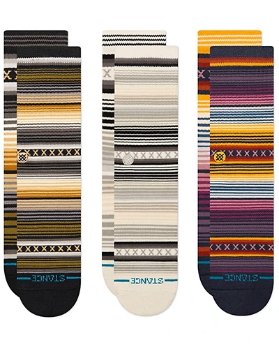 Stance Men's For Curren Crew Sock Pack - 3 Piece
