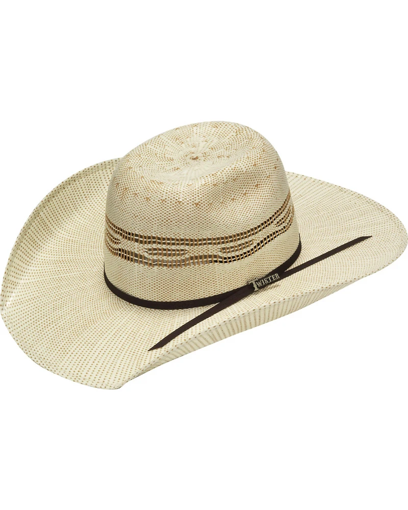 Twister Two Tone Straw Cowboy Hat