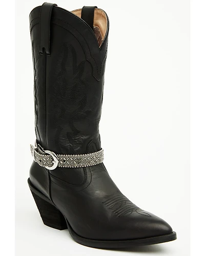 Shyanne Women's Rhinestone Boot Strap