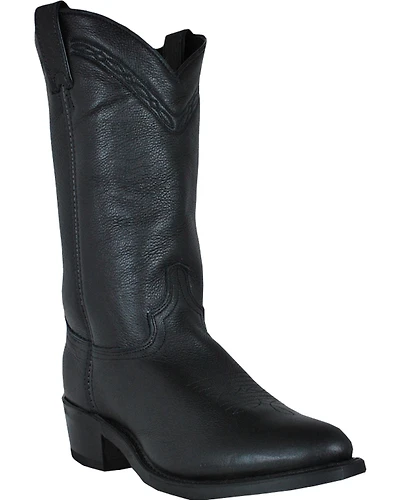 Abilene Boots Men's Waxed Cowhide Western - Round Toe