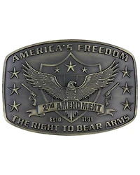 Montana Silversmith's 2nd Amendment Heritage Attitude Buckle