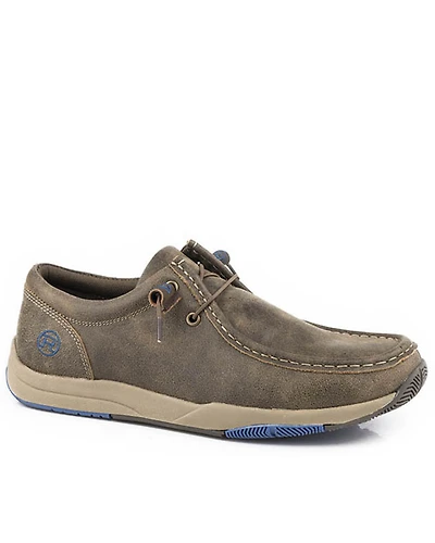 Roper Men's Clearcut Leather Shoes - Moc Toe