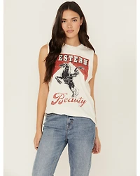 Shyanne Women's Western Beauty Graphic Tank