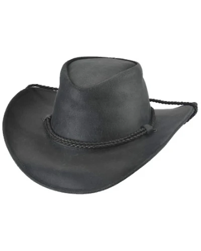 Bullhide Hilltop Leather Outback Western Hat