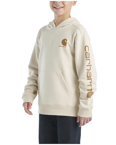 Carhartt Boys' Logo Graphic Hooded Sweatshirt