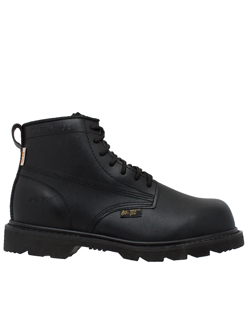 Ad Tec Men's 6" Lace-Up Work Boots - Composite Toe