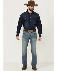 Cinch Men's Ian Medium Wash Slim Bootcut Rigid Denim Jeans