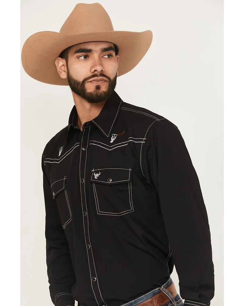 Cowboy Hardware Men's Boot Barn Exclusive Hecho En Mexico Long Sleeve Snap Stretch Western Shirt