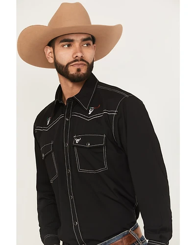 Cowboy Hardware Men's Boot Barn Exclusive Hecho En Mexico Long Sleeve Snap Stretch Western Shirt