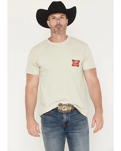 Miller Men's High Life Moon Short Sleeve Graphic T-Shirt