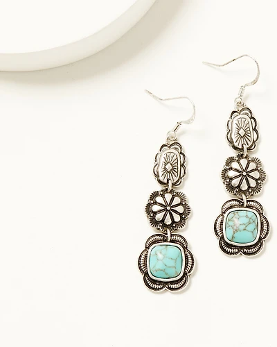 Shyanne Women's Rodeo Sunset Concho Earrings