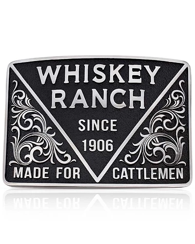 Montana Silversmiths Men's 1906 Cattleman Whiskey Ranch Belt Buckle
