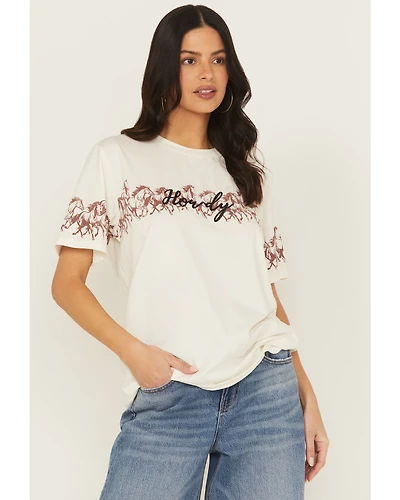 Blended Women's Howdy Horse Short Sleeve Tee