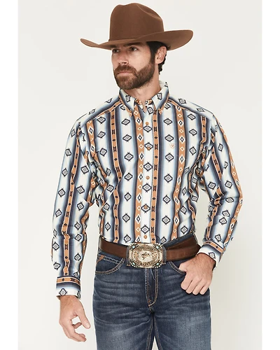 Ariat Men's Shilo Southwestern Print Long Sleeve Button-Down Western Shirt