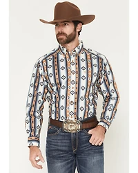 Ariat Men's Shilo Southwestern Print Long Sleeve Button-Down Western Shirt
