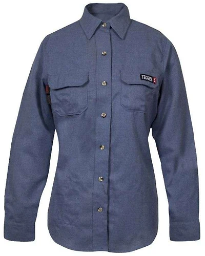 National Safety Apparel Women's Long Sleeve Work Shirt