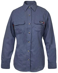 National Safety Apparel Women's Long Sleeve Work Shirt