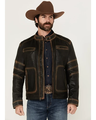 Scully Men's Leather Moto Jacket