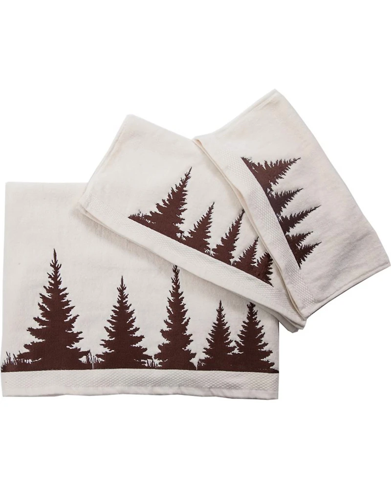 HiEnd Accents Clearwater Pines Towel Set - 3 Piece