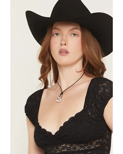 Shyanne Women's Molten Pendant Necklace