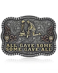 Montana Silversmiths Men's All Gave Some Remembrance Buckle