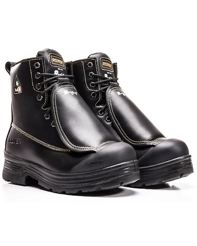 ROYER Men's 8" 4-Density RealFlex Work Boots - Steel Toe