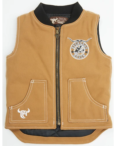 Cowboy Hardware Toddler Boys' Buckaroo Ranch Canvas Vest
