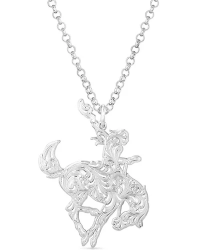 Montana Silversmiths Women's Cowgirl Bronc Rider Necklace