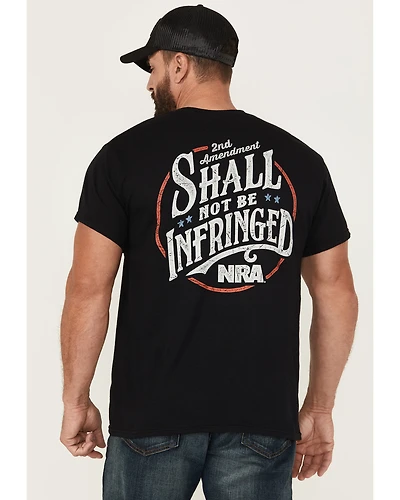 Buckwear Men's NRA Badge Short Sleeve Graphic T-Shirt