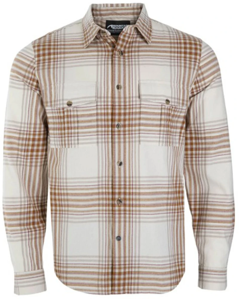 Mountain Khakis Men's Noda Plaid Print Long Sleeve Button-Down Flannel Shirt